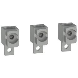 LV429244 Schneider Lot 3 bornes aluminium - jusqu'à 250A - pour câbles 120 à 240mm²