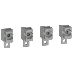 LV429245 Schneider Lot 4 bornes aluminium - jusqu'à 250A - pour câbles 120 à 240mm²