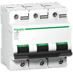 A9N18469 Schneider C120H disjoncteur triphasé Schneider 100 A - 3P - courbe C - 15kA - À vis