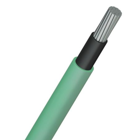 Câble électrique FR-N1X1G1-AR 1X120 ALU VERT CCA S1A D1 A1 TGL coupe au mètre