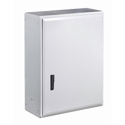 Armoire électrique en polyester étanche IP55 - 500x500x300 - Porte simple opaque -  IDE