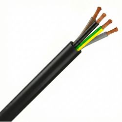 Câble électrique souple H05VVF 4G1,5 mm² NOIR – TGL au mètre