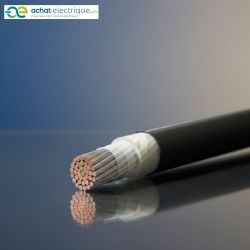 Câble électique SIF/POL 1KV NOIR 1X6 MM2 CL.5 IECau mètre