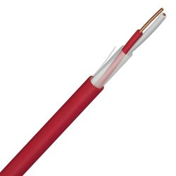 Câble téléphonique SYSS.E. rouge 1Paire AWG20 9/10 Couronne de 100m et Touret 500m