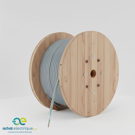 Câble téléphonique SYT1 1Paire AWG20 9/10 Couronne de 100m
