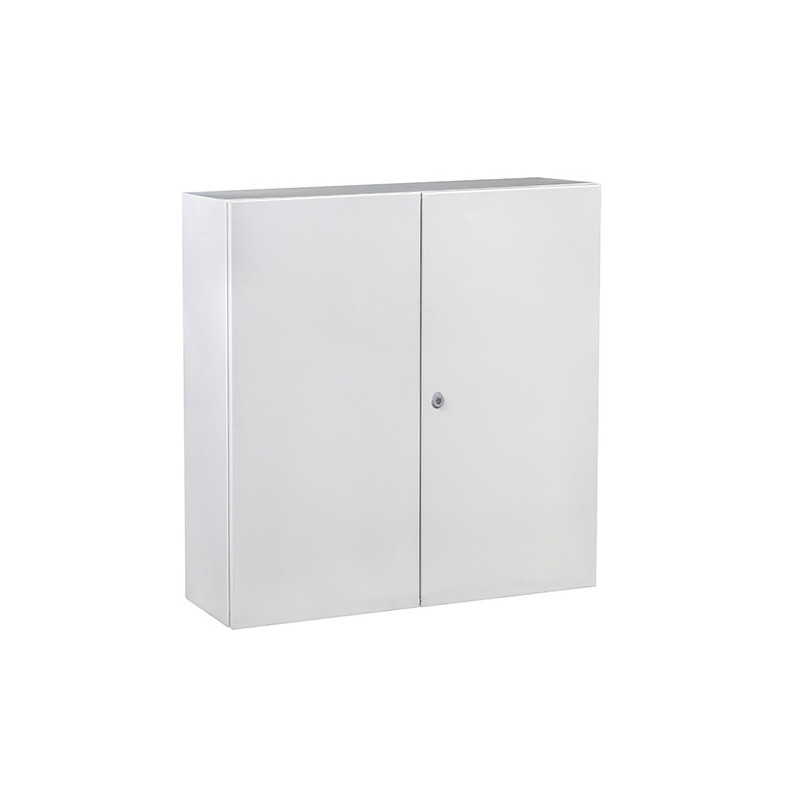Armoire électrique en métal étanche IP55 - 1400x1000x400 - 2 portes - plaque fournie - Argenta IDE