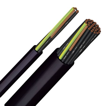Câble électrique YSLY-JZ10G1 NOIR 1000V TGL au mètre
