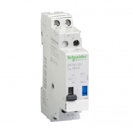 GF1611B7 Schneider - Télérupteur - bobine 24V 50/60Hz - 1O+1F 16A - TeSys GF16