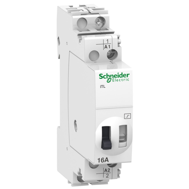 A9C30211 Schneider - Télérupteur unipolaire 1NO 16A - 48Vca ou 24Vcc - Acti9 iTL