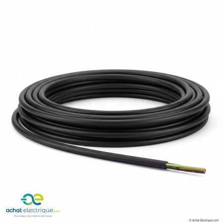Câble électrique YSLY-JZ12G1 NOIR 1000V TGL au mètre