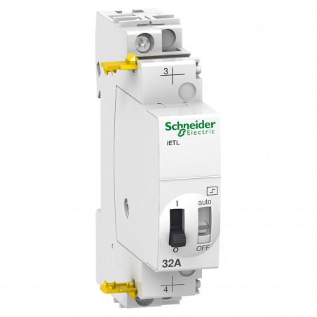 A9C32836 Schneider - Extension pour télérupteur 32A 1NO 230...240VCA 110VCC 50-60Hz - Acti9 iETL
