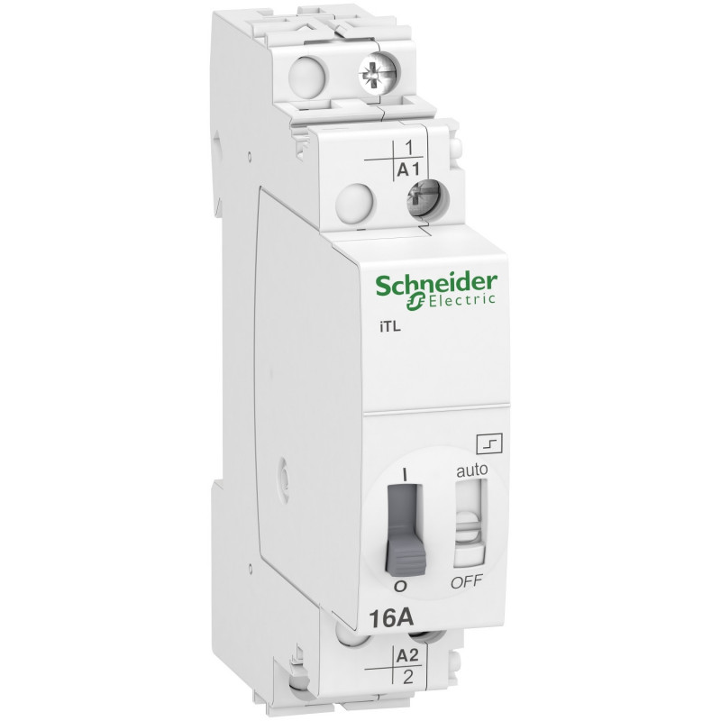 A9C30811 Schneider - Télérupteur unipolaire 1NO 16A - 230Vca ou 110Vcc - Acti9 iTL