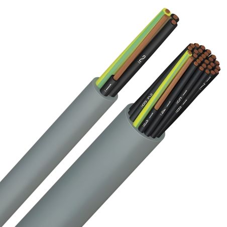 Câble électrique H05VV5F 2X1 CNOMO TGL au mètre