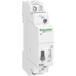 A9C30831 Schneider - Télérupteur unipolaire 1NO 32A - 230Vca ou 110Vcc - Acti9 iTL