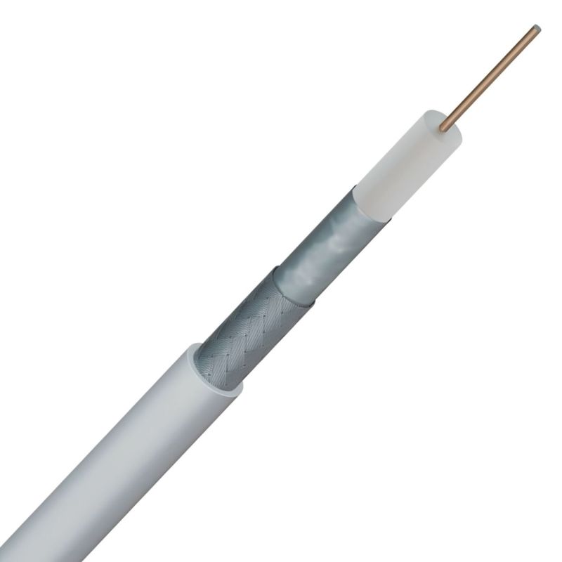 Câble coaxial TV 19VATCA - PH Blanc – Couronne ou Touret