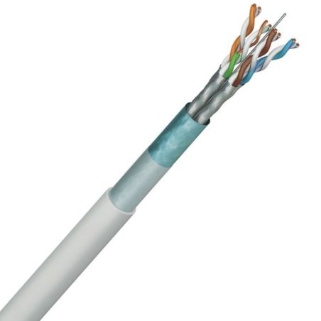 Câble informatique F/FTP 2x4P CAT.6A SH 500MHz Ivoire – Touret ou au mètre