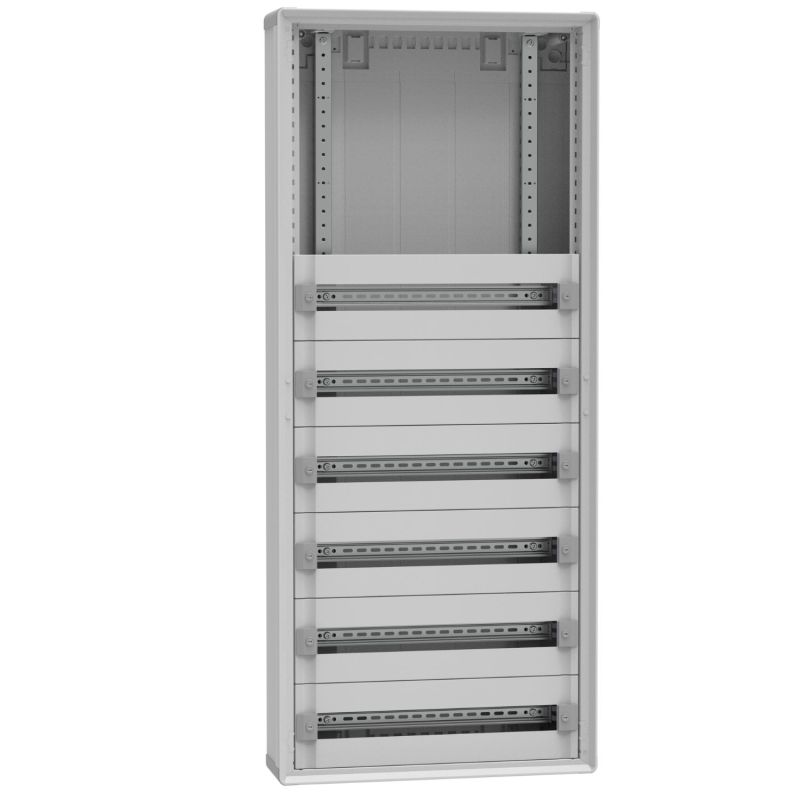 1CO6ER24SPL Legrand - Tableau électrique tertiaire 144 modules - 6 rangées de 24 modules - XL3 HP 160 espace dédié