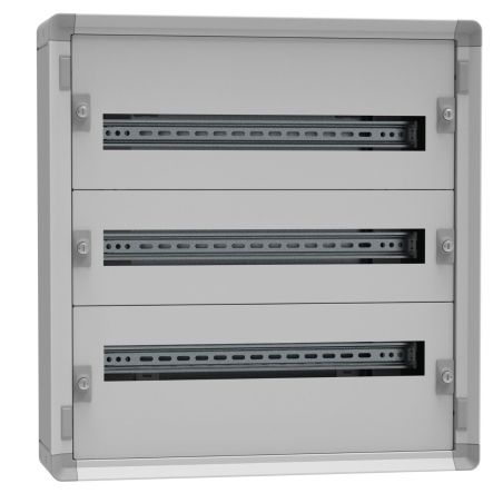 1CO3R24S Legrand - Tableau électrique tertiaire 72 modules - 3 rangées de 24 modules - XL3 HP 160