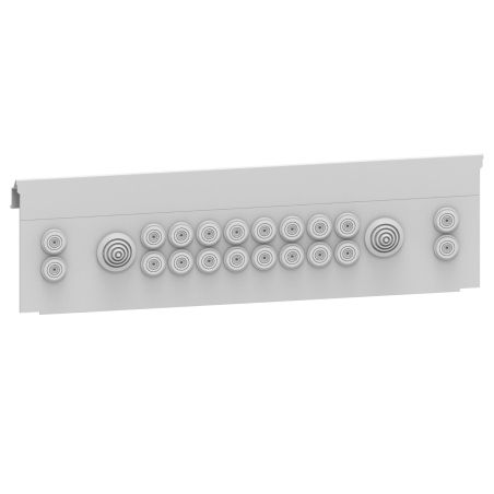 1PPC24CS Legrand - Panneau avec œillets pour coffret de distribution métal 24 modules - XL³ HP 160