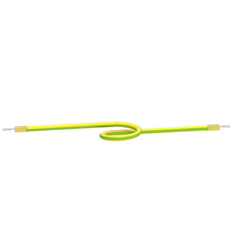 0CMT Legrand - Câble de mise à la terre terminé par 2 cosses annulaires section 6mm² - longueur 350mm - XL³HP