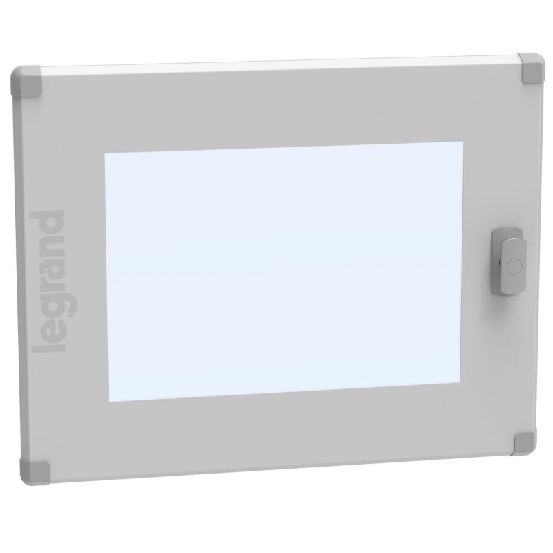 1PV2R24 Legrand - Porte vitrée plate pour coffret de distribution 2 rangées 24 modules hauteur 450mm - XL³ HP 160