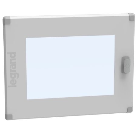 1PV2R24 Legrand - Porte vitrée plate pour coffret de distribution 2 rangées 24 modules hauteur 450mm - XL³ HP 160
