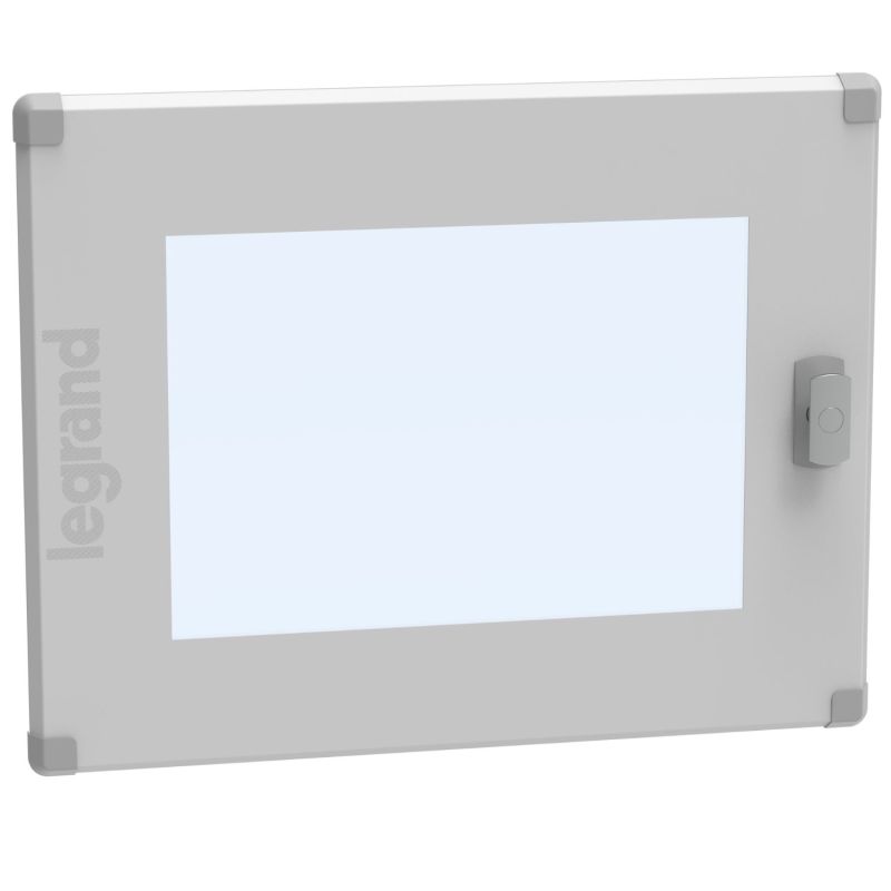 1PV3R24 Legrand - Porte vitrée plate pour coffret de distribution 3 rangées 24 modules hauteur 600mm - XL³ HP 160