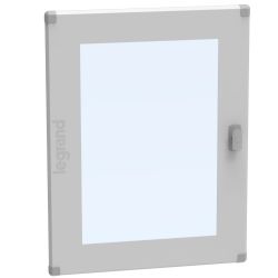 1PV4R24 Legrand - Porte vitrée plate pour coffret de distribution 4 rangées 24 modules hauteur 750mm - XL³ HP 160