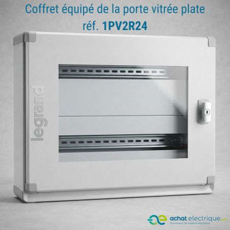 1CO2R24SPL Legrand - Tableau électrique tertiaire 48 modules - 2 rangées de 24 modules - XL3 HP 160
