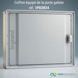 1CO2R24SPL Legrand - Tableau électrique tertiaire 48 modules - 2 rangées de 24 modules - XL3 HP 160