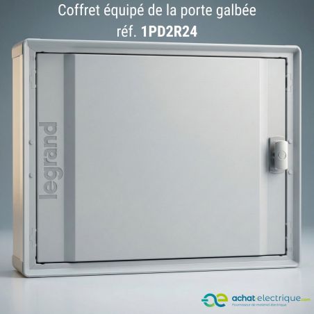 1CO2R24SPL Legrand - Tableau électrique tertiaire 48 modules - 2 rangées de 24 modules - XL3 HP 160