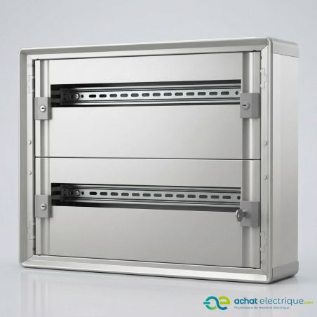 1CO2R24SPL Legrand - Tableau électrique tertiaire 48 modules - 2 rangées de 24 modules - XL3 HP 160