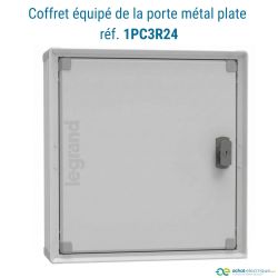 1CO3R24SPL Legrand - Tableau électrique tertiaire 72 modules - 3 rangées de 24 modules - XL3 HP 160