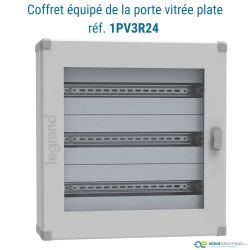 1CO3R24SPL Legrand - Tableau électrique tertiaire 72 modules - 3 rangées de 24 modules - XL3 HP 160