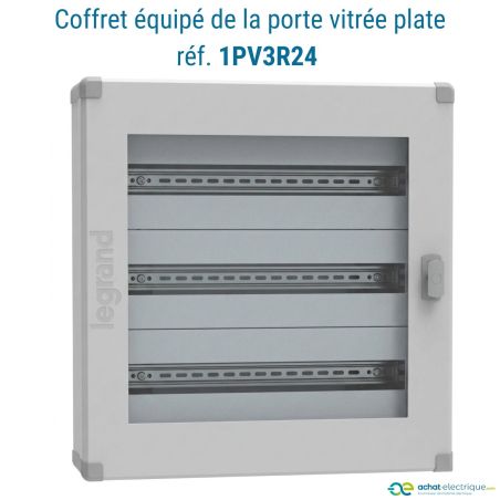 1CO3R24SPL Legrand - Tableau électrique tertiaire 72 modules - 3 rangées de 24 modules - XL3 HP 160