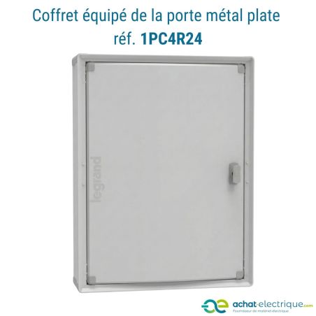 1CO4R24SPL Legrand - Tableau électrique tertiaire 96 modules - 4 rangées de 24 modules - XL3 HP 160