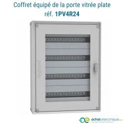 1CO4R24SPL Legrand - Tableau électrique tertiaire 96 modules - 4 rangées de 24 modules - XL3 HP 160