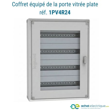 1CO4R24SPL Legrand - Tableau électrique tertiaire 96 modules - 4 rangées de 24 modules - XL3 HP 160