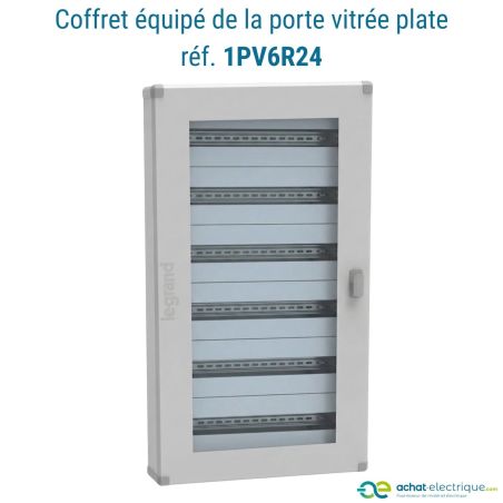 1CO6R24SPL Legrand - Tableau électrique tertiaire 144 modules - 6 rangées de 24 modules - XL3 HP 160