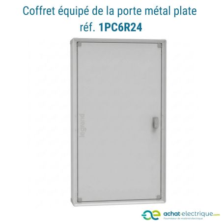 1CO6R24SPL Legrand - Tableau électrique tertiaire 144 modules - 6 rangées de 24 modules - XL3 HP 160