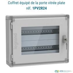 1CO2R24S Legrand - Tableau électrique tertiaire 48 modules - 2 rangées de 24 modules - XL3 HP 160