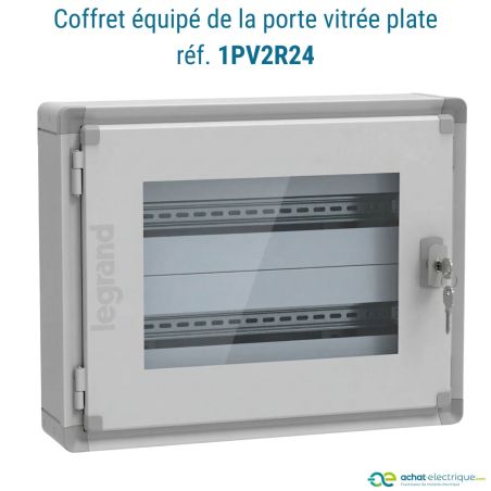 1CO2R24S Legrand - Tableau électrique tertiaire 48 modules - 2 rangées de 24 modules - XL3 HP 160