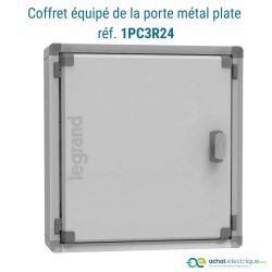 1CO3R24S Legrand - Tableau électrique tertiaire 72 modules - 3 rangées de 24 modules - XL3 HP 160
