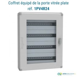 1CO4R24S Legrand - Tableau électrique tertiaire 96 modules - 4 rangées de 24 modules - XL3 HP 160