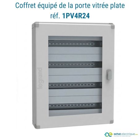 1CO4R24S Legrand - Tableau électrique tertiaire 96 modules - 4 rangées de 24 modules - XL3 HP 160