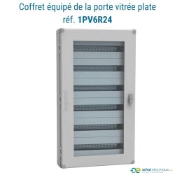 1CO6R24S Legrand - Tableau électrique tertiaire 144 modules - 6 rangées de 24 modules - XL3 HP 160