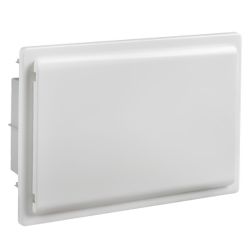 GPE18PO/RR IDE - Coffret électrique encastrable 18 modules 1 rangée - porte opaque - avec bornier Neutre, Terre
