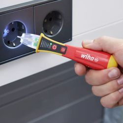 43797 Wiha - Détecteur de tension sans contact, lumineux, sonore 12 à 1000V