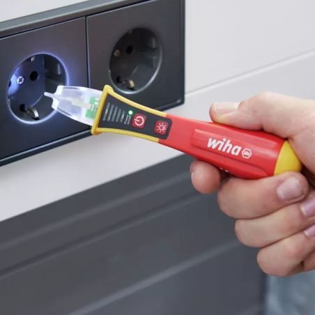 43797 Wiha - Détecteur de tension sans contact, lumineux, sonore 12 à 1000V