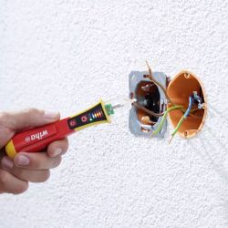 43797 Wiha - Détecteur de tension sans contact, lumineux, sonore 12 à 1000V